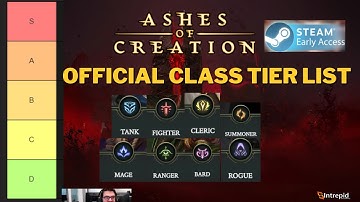 Ashes of Creation: The Official Class Tier List for Steam Release
