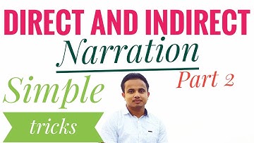 Narration in English Grammar.