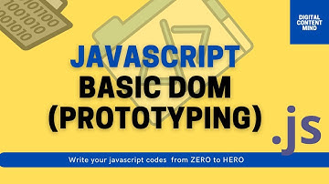 javascript Basic DOM(Document Object Model) with QuickPrototyping
