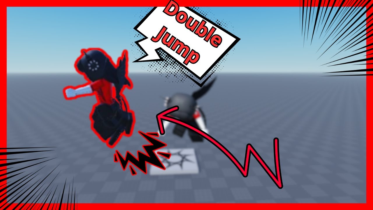 Como colocar double jump no roblox studio!! - YouTube
