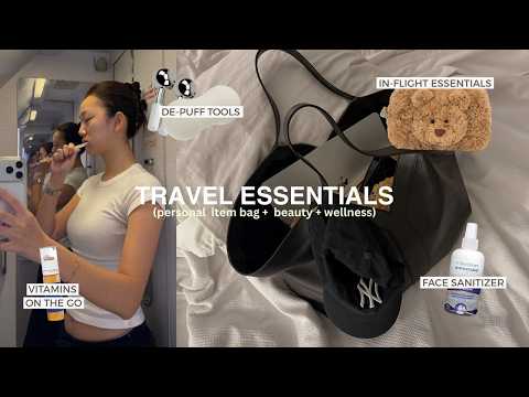 Everything I travel with as a model 🧳 (what's in my bag &amp; beauty essentials)