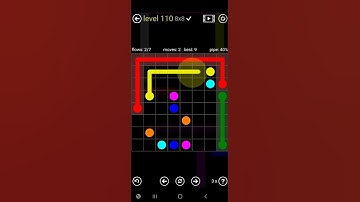 How To Solve Flow Free 8x8 Mania Level 110 Medium Board Walk Through Solution Walkthrough