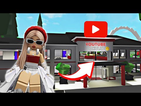 YOUTUBE OKULUNA GİDİYORUM❤️AYŞEM ECE ARI💥ARIGİLLER🐝ROBLOX BROOKHAVEN🏡RP