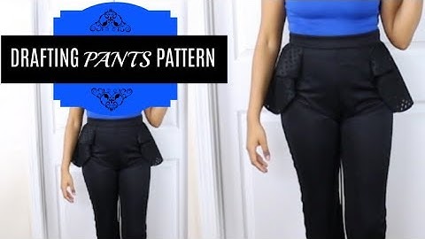 Part One: Draftig Basic Pants Pattern - Beginner Pattern Making | Ty Kent