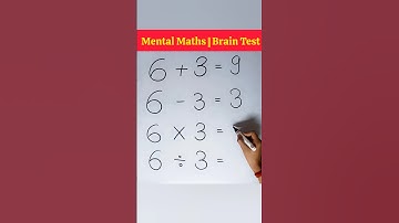 Mental Maths || Brain Test 🤔 #maths #mathstricks #mathematics #mathematicsproblem @study_care0