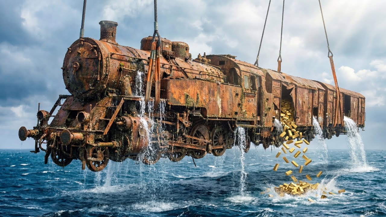 Salvaging WWII Treasure Ship Carrying 60 Tons of Gold, Buried for a Century Beneath the Ocean Floor