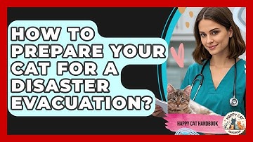 How To Prepare Your Cat For A Disaster Evacuation? - Happy Cat Handbook