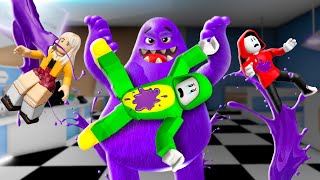 Escape From Scary GRIMACE SHAKE Party | Maizen Roblox | ROBLOX Brookhaven 🏡RP - FUNNY MOMENTS