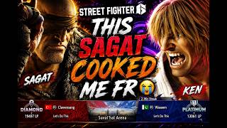 SF6 - FT5 (Ken vs Sagat) Don't Play If You Haven't Slept Properly 🥱 - Platinum vs Diamond Rank