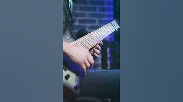 #shorts | Tapping melody on an 8 string guitar