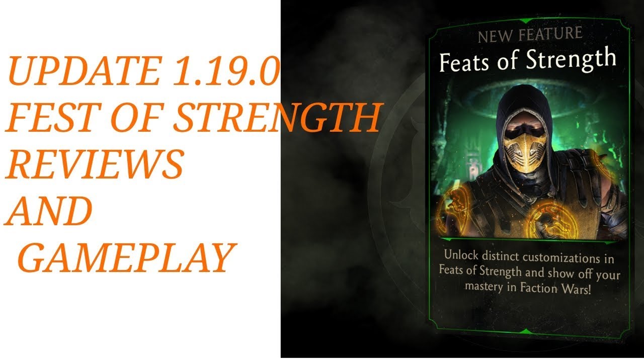 MKX: Mobile Update 1.19.0 gameplay, review , and adding fest of strength