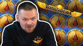 HUGE BIG WIN on WINGS OF RA - Casino Slots Big Wins screenshot 2