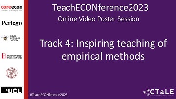 Track 4: Inspiring teaching of empirical methods
