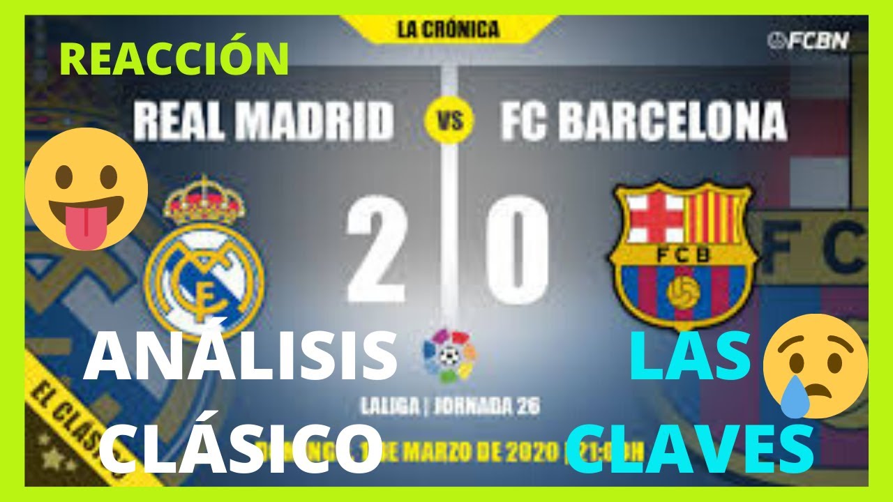 Real Madrid 0 Barcelona 4 Partido Completo