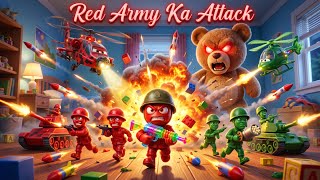 जब Red Army ने अचानक हमला किया…! | #fear #cocomelon #loolookids #toyunboxing #warzone #nunutv