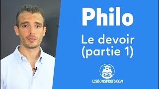 Le devoir (partie 1) - Philosophie - Terminale - Les Bons Profs