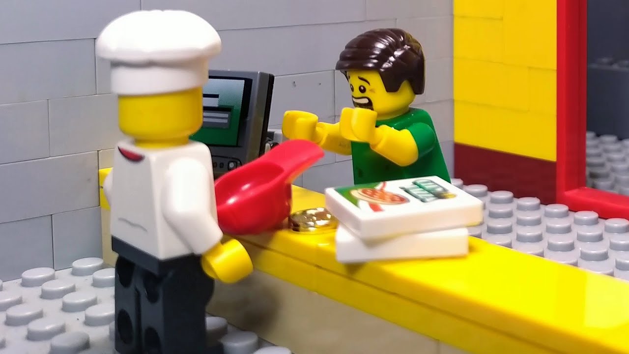 Lego Pizza Delivery Fail - YouTube