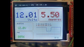 Fuente De Poder Inteligente Para Laboratorio Wifi, Potencia, Voltaje, Corriente, Etc