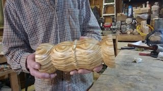 Woodturning - A Plywood Vase - A Bit FUNKY