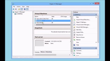 Server 2012 Hyper-V: Creating A Virtual Machine