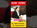⚡No Vakalatnama, No Appearance!  #shortsfeed #highcourt #shorts