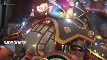 Zarya and D.va wombo combo quintuple kill