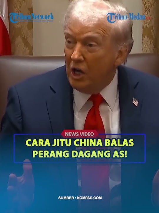 CARA JITU CHINA Balas Perang Dagang AS❗