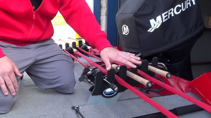 How To Store Fishing Rods Horizontal On A Boat - Using RAILBLAZA 