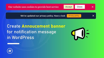 How to Create an Announcement bar for Notification Messages in WordPress