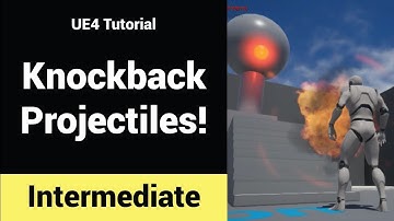 Create A Platformer Pt 5: Knockback Projectiles! UE4 Tutorial