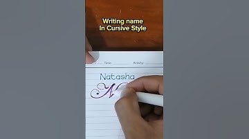 Writing name in Cursive Style, Subscribe if you like this video #shorts #youtubeshorts #art