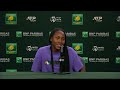 Coco Gauff Post Match Press Conference Following 4th Round Win 2023 BNP Paribas Open
