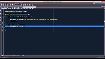 Java Programming Tutorial 13: The Answer to Life, The Universe, and Everything Pt 1