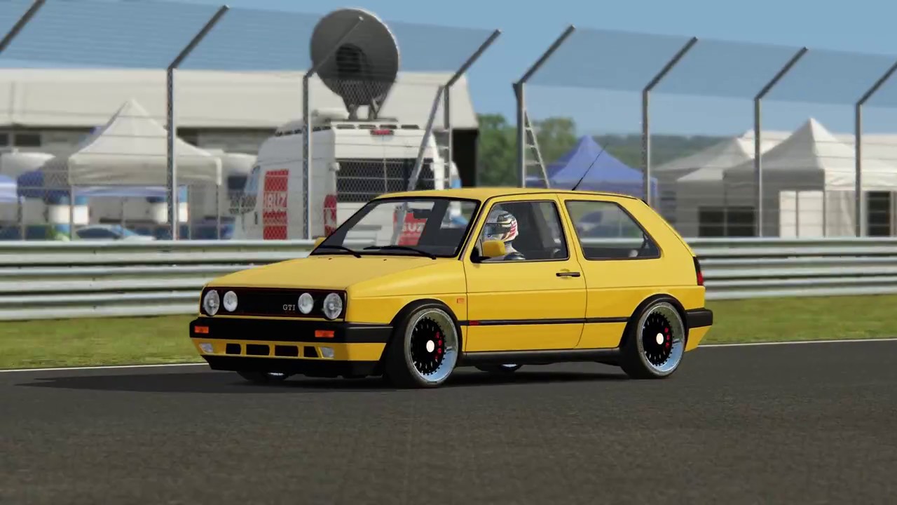 Assetto Corsa 1.10 (1992 Volkswagen Golf II GTi 16V) - YouTube