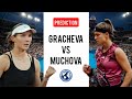 Varvara Gracheva vs Karolina Muchova Prediction in Cincinnati Open 2025