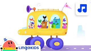 WHEELS ON THE BUS 🚌🎶 Nursery Rhymes | Lingokids