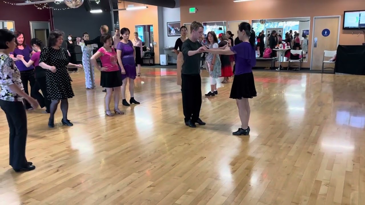 Rumba’s Swivels, Teacher Vova at Happy Social Dance, Starlite Ballroom, Silicon Valley, CA 6-30-2024