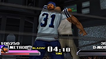 Def Jam: Vendetta *Hard* Method Man (Blaze) vs. D-Mob @ Def Jam