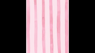How I turn my watercolor stripes into a repeat pattern