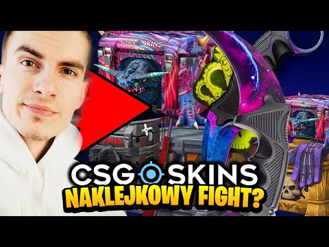 SPRAWDŹMY NAKLEJECZKI W SKRZYNECZKACH na CSGOSKINS