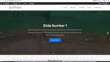 Editing Slides - SoftPoint WordPress Theme
