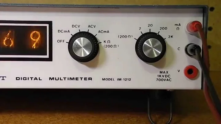 The Heathkit IM-1212 Digital Multimeter