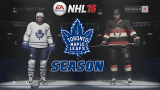 NHL 15: Toronto Maple Leafs Season ep. 8 Ottawa Senators