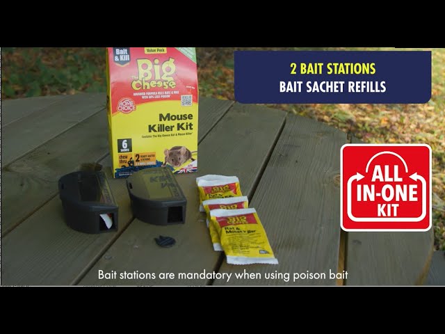 The Big Cheese Anti Mouse Repellent Kit. Prevention Reinfestations