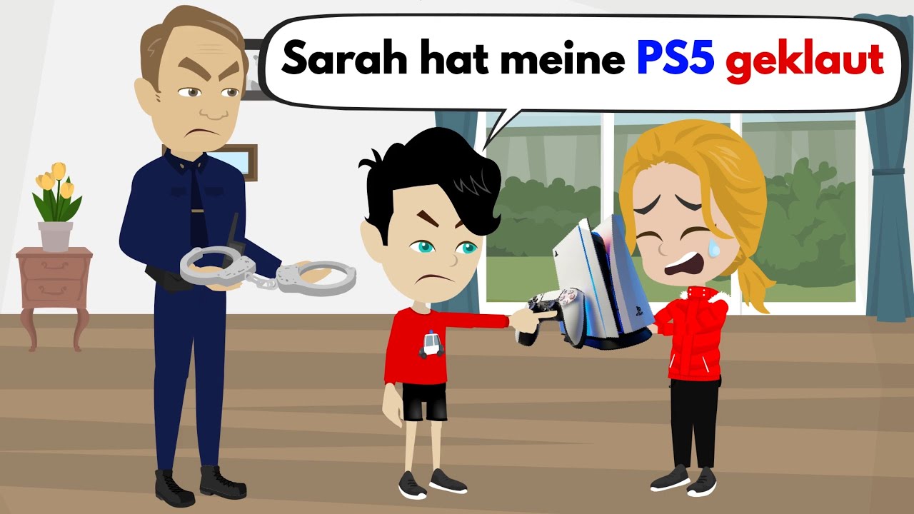 Сара крадет PlayStation 5 и тут же жалеет об этом 😲 Изучайте немецкий