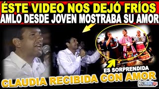 Video de AMLO de joven los deja fríos, mostraba dotes de estadista, hoy Claudia fue sorprendida en