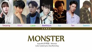 SuperM (슈퍼엠) – Monster (Color Coded Lyrics Han/Rom/Eng)