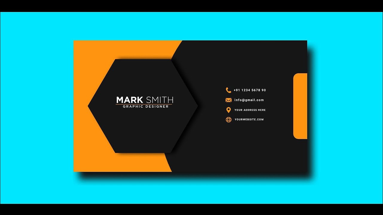 Create Professional Business / Visiting Card In Pixellab Pixellab