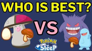 Amoonguss: A bit sus Mushroom farmer in Pokemon Sleep