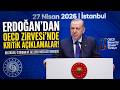 Erdoğan’dan OECD Zirvesinde Kritik Açıklamalar